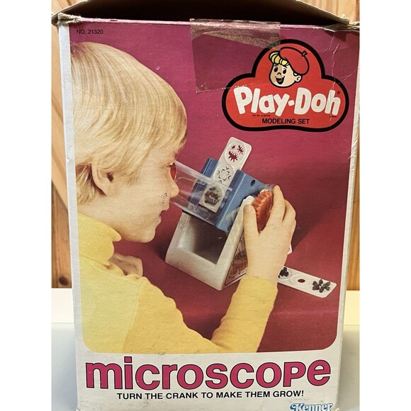 Vintage 1980 Play-Doh Microscope Critters Modeling Set Kenner in Original Box - Picture 4 of 14